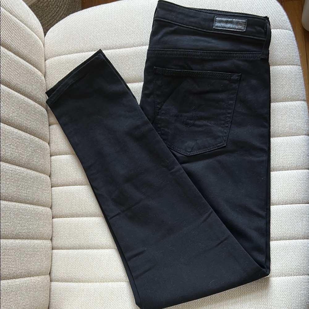 AG Adriano Goldschmied The Abbey Ankle Black Jeans